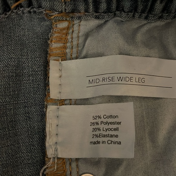 Lane Bryant: Pull on Wide Leg Capri Jean - Destructed - Picture 7 of 10